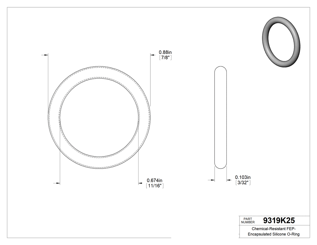 Technical drawing - 9319K25